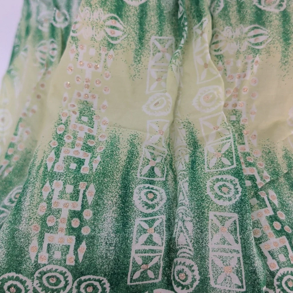 She's Cool Green Boho Summer Dress - Picture 5 of 5